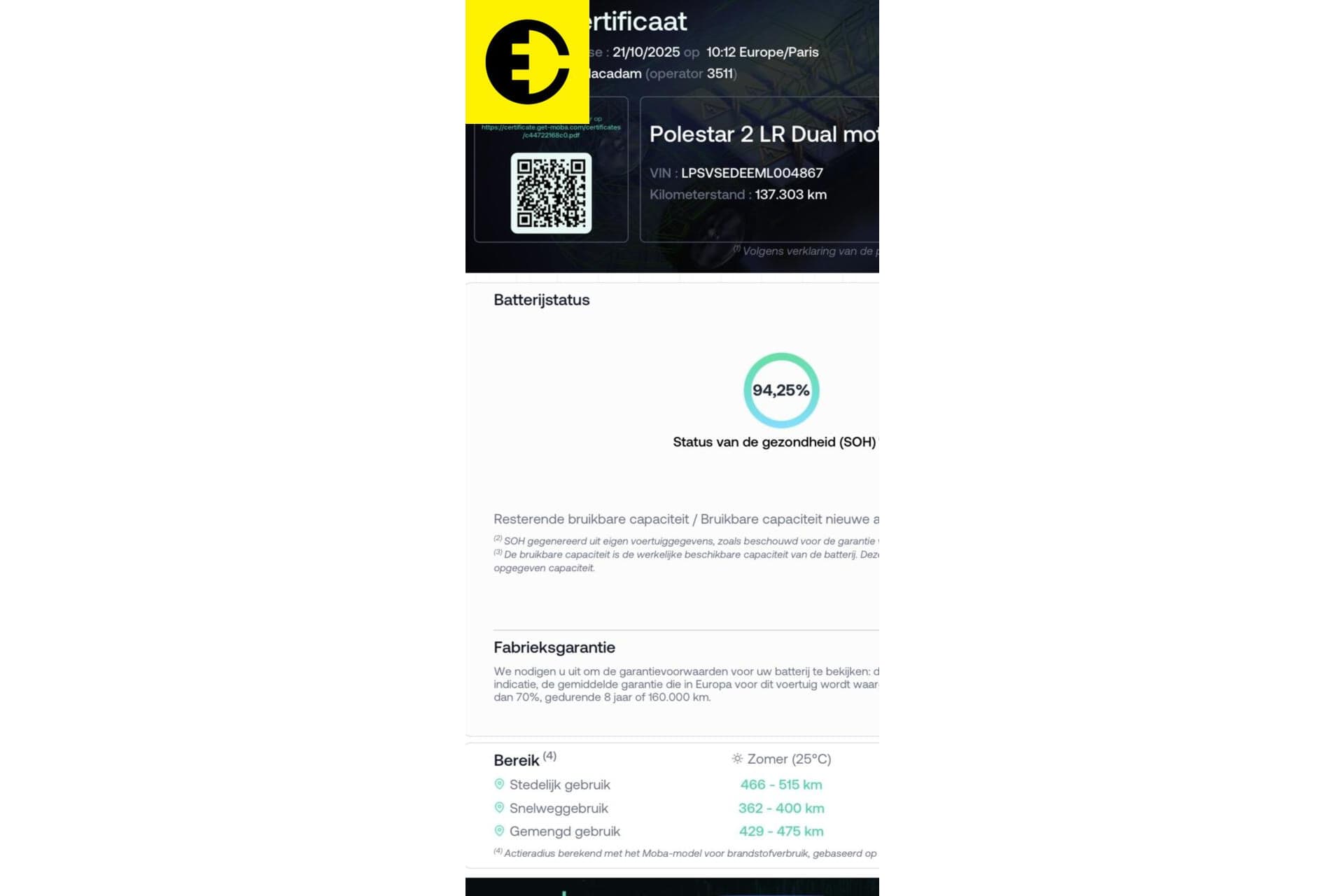 Polestar 2 Long Range Dual Motor Launch Edition 78kWh | Trekhaak | Cruise control | Incl.BTW – foto 2