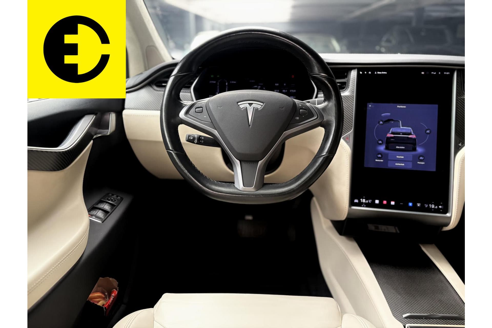 Tesla Model X 100D | Beige bekleding | CCS Upgrade | Dode hoek camera – foto 3
