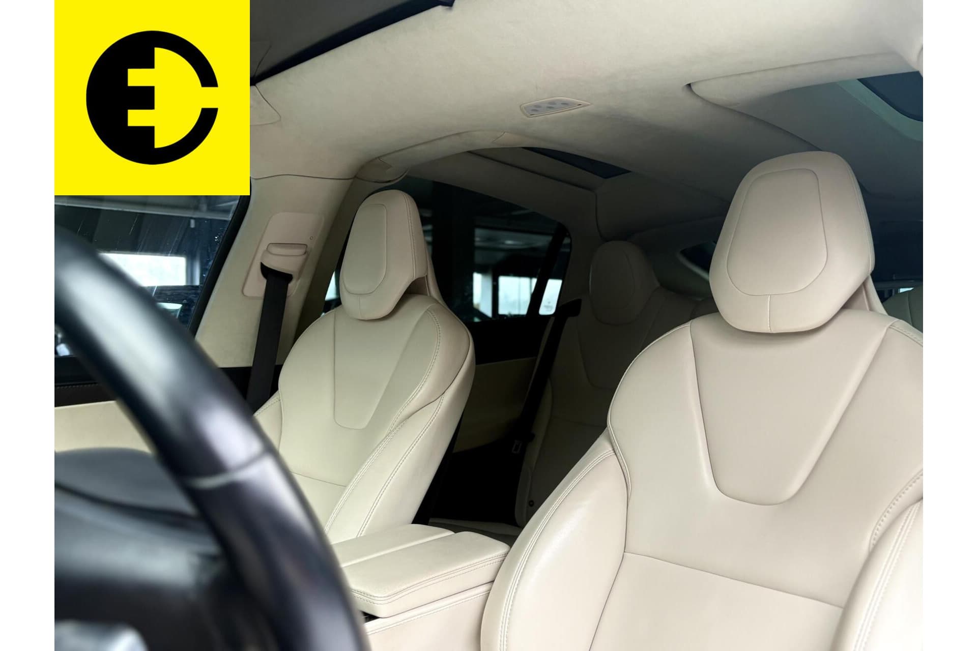 Tesla Model X 100D | Beige bekleding | CCS Upgrade | Dode hoek camera – foto 5