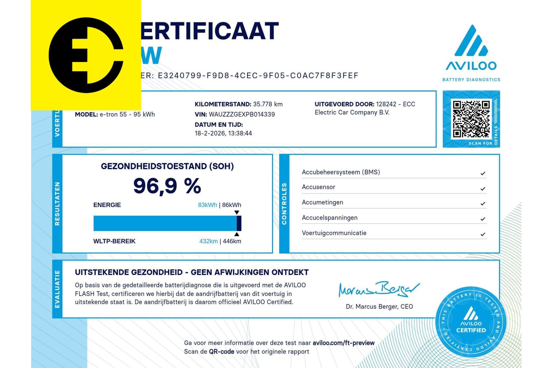 Audi e-tron 55 quattro Advanced edition 95 kWh | SOH 96,9% | Stoelverwarming | Leren bekleding | Incl.BTW – foto 2