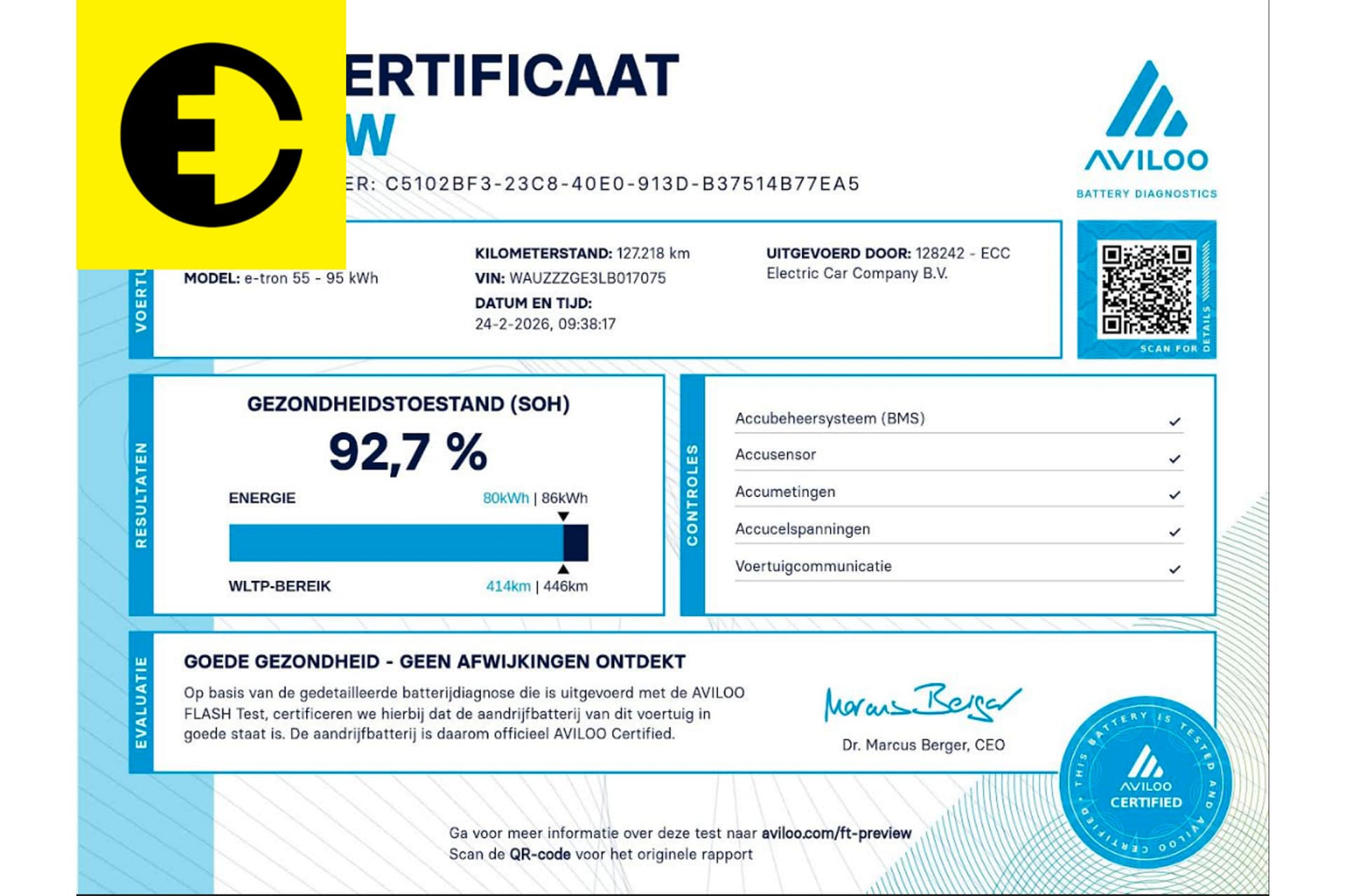 Audi e-tron e-tron 55 quattro advanced 95 kWh | 92,7% SOH | Stoelverwarming | Cruise | Camera – foto 3
