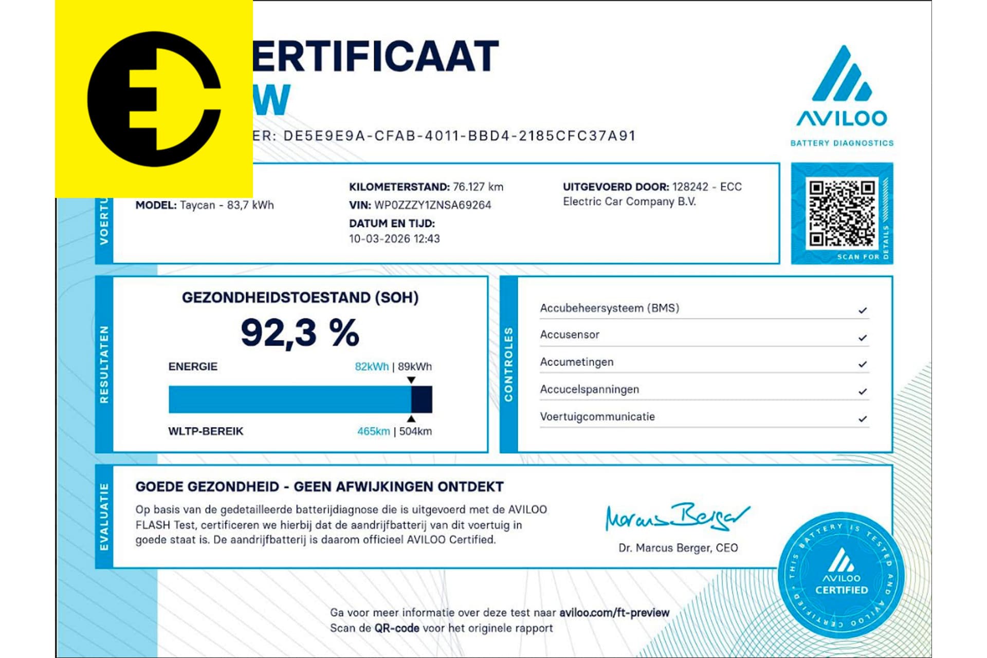 Porsche Taycan Cross Turismo 4S 93 kWh |92,3% SOH | Sportchrono | Panoramadak | Incl.BTW – foto 3