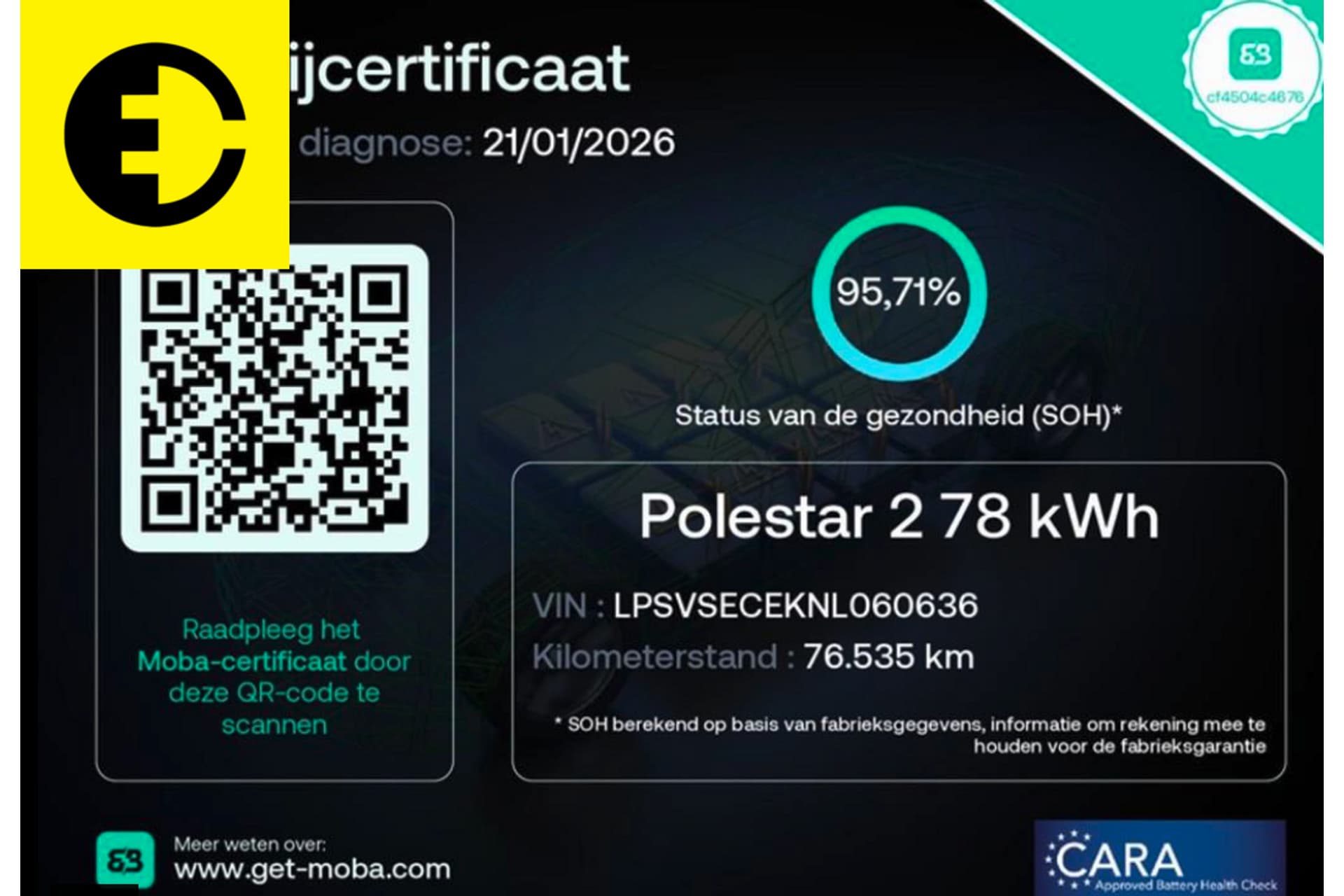 Polestar 2 Standard Range Single Motor 63kWh | SOH 95,7 | Trekhaak | Incl. BTW – foto 3