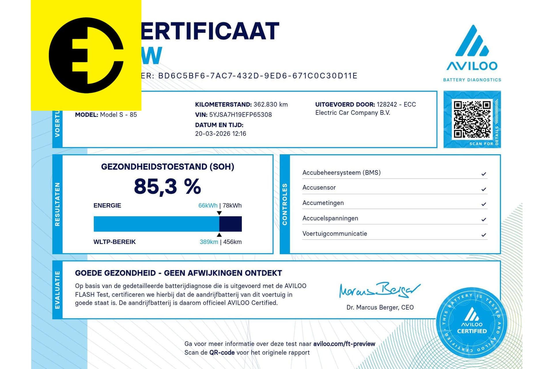 Tesla Model S 85 Base | Free supercharging | SOH 85,3% | CCS Upgrade | Premium connectivity – foto 3