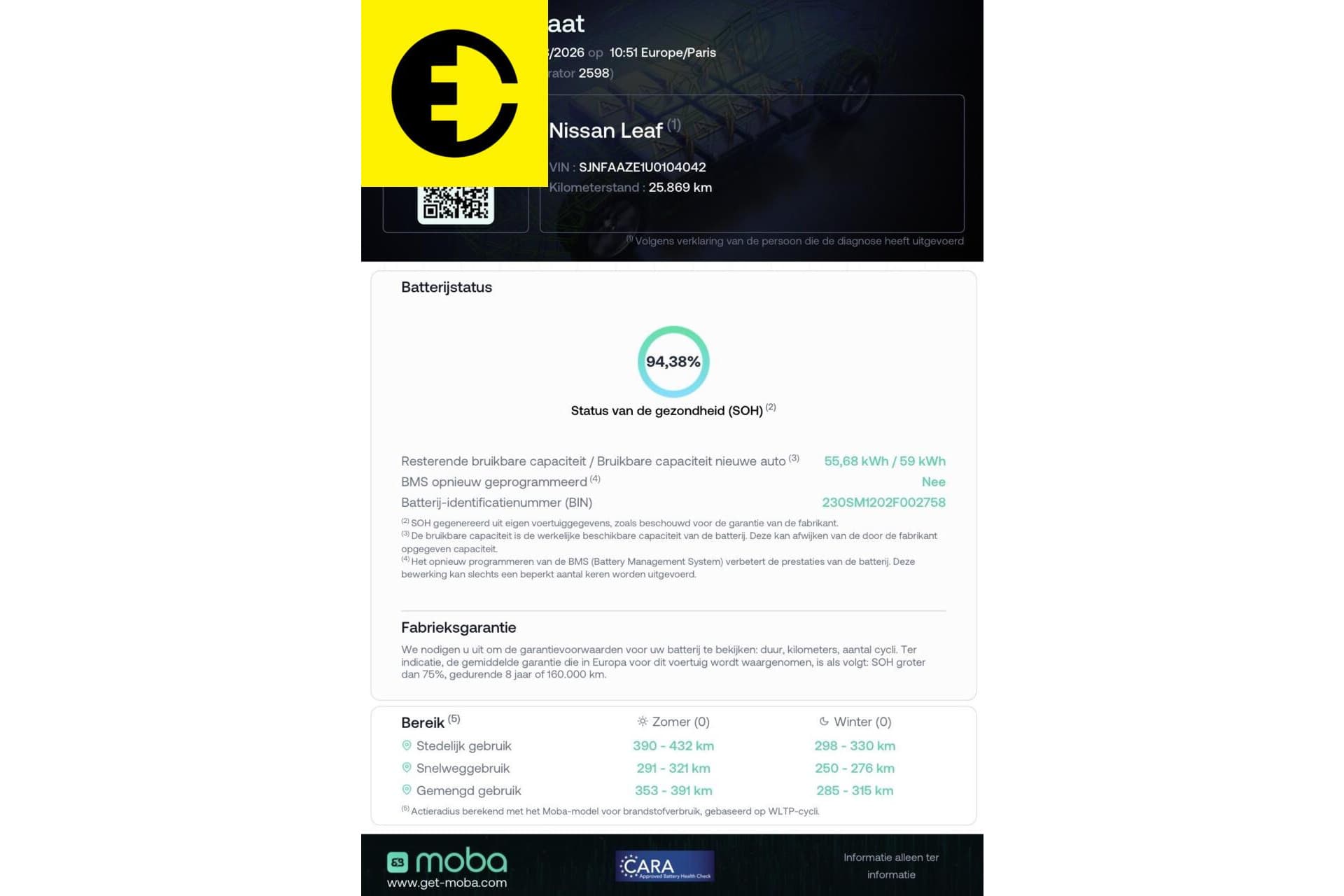 Nissan Leaf e+ N-Connecta 62 kWh | 94,4% SOH| Groot accupakket | Stoelverwarming | Adaptief cruise control – foto 3