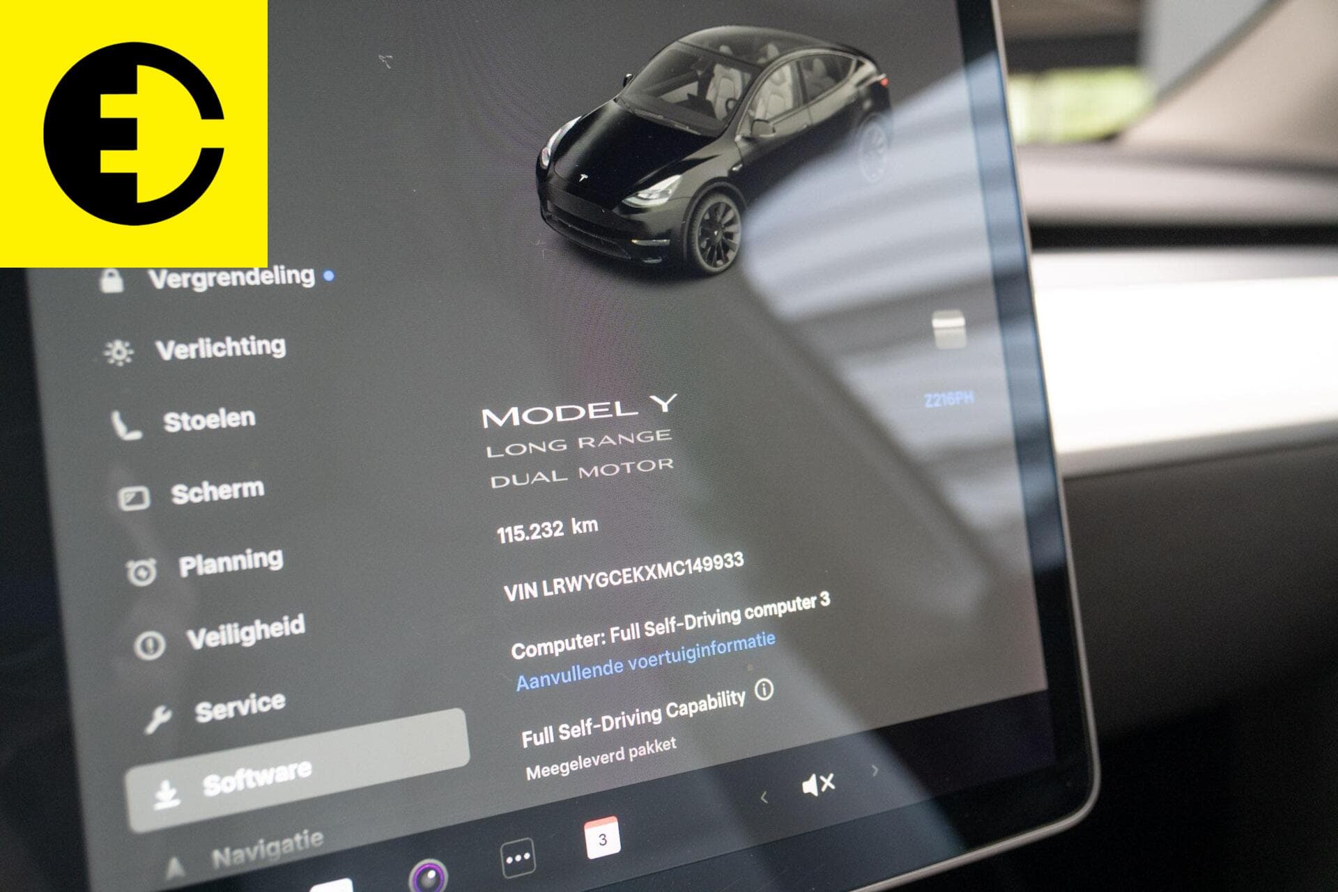 Tesla Model Y Long Range AWD 75 kWh | SoH 89,6% | Trekhaak | FSD T.W.V, 7.500 | Incl.BTW – foto 4
