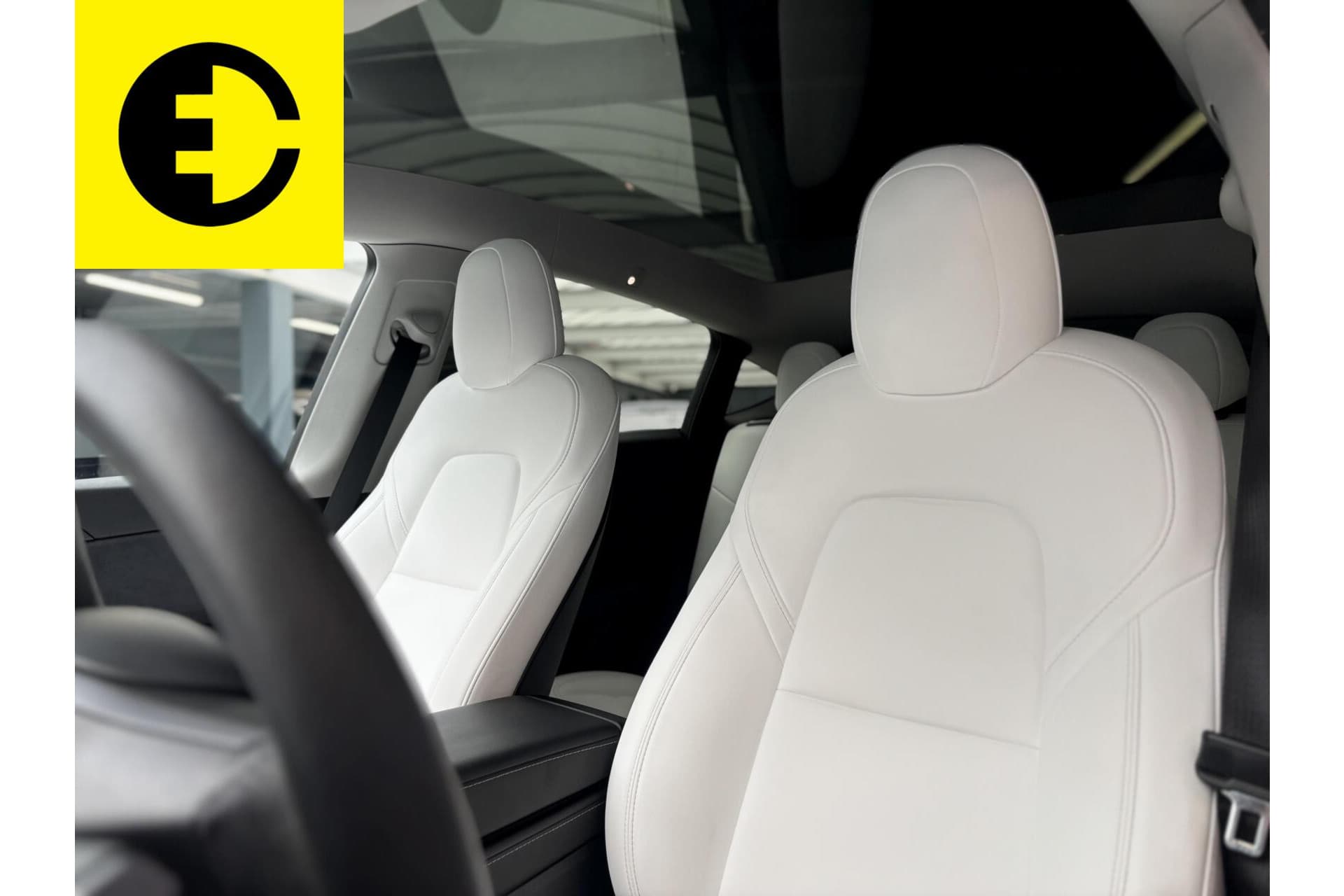 Tesla Model Y Long Range AWD 75 kWh | Soh 91,3% | Wit leder | Warmtepomp | Incl.BTW – foto 6