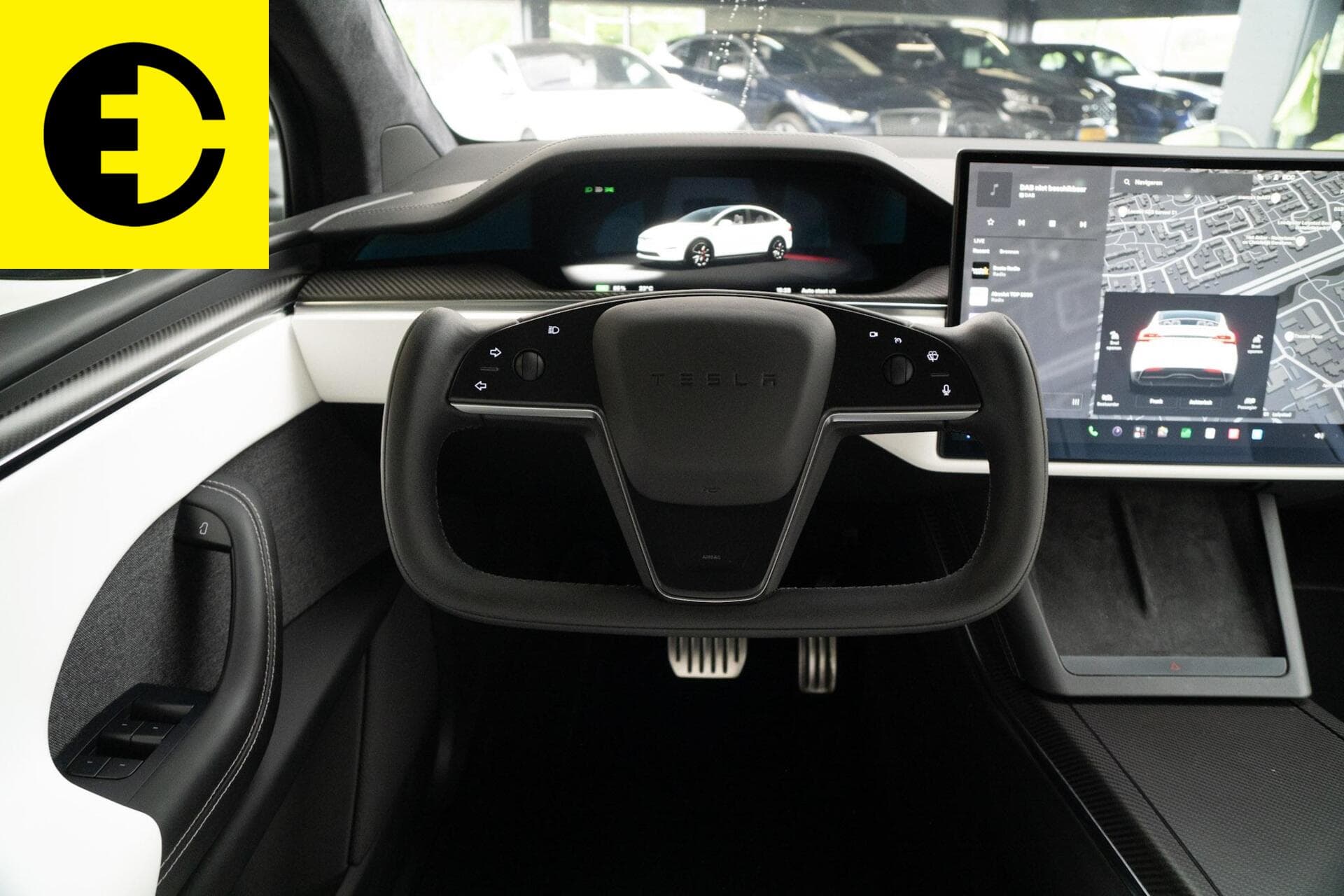 Tesla Model X Plaid AWD 6p. 100kWh | Wit leder | 1020 PK | Incl.BTW – foto 3