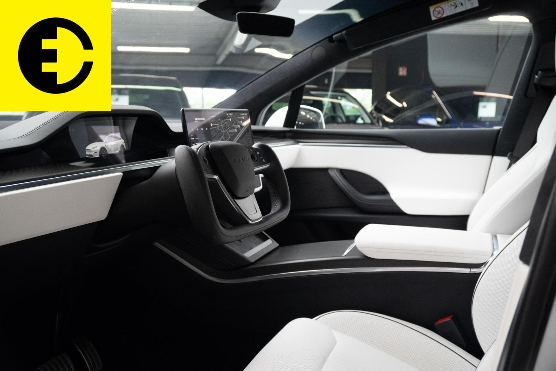 Tesla Model X Plaid AWD 6p. 100kWh | Wit leder | 1020 PK | Incl.BTW – foto 4