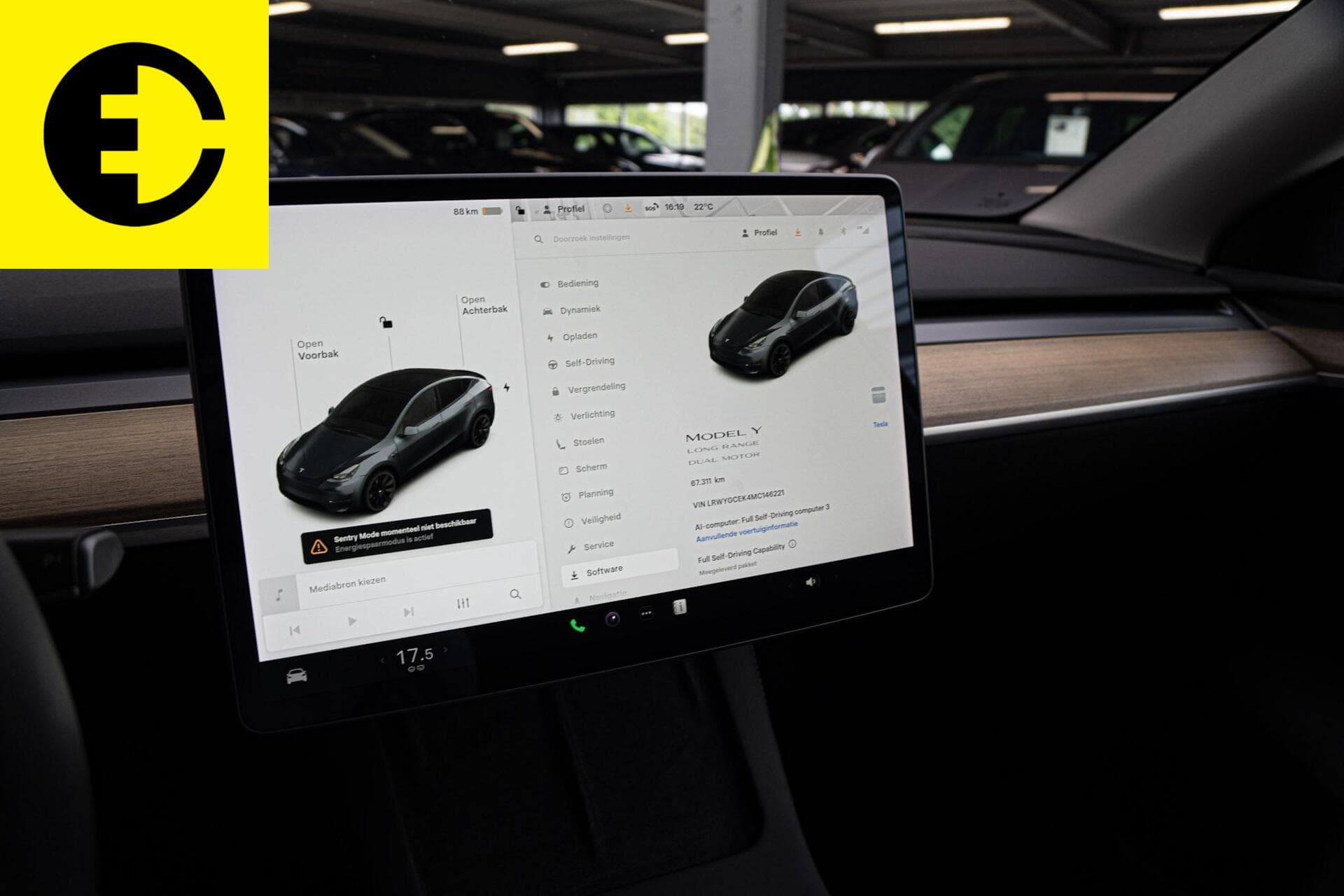 Tesla Model Y Long Range AWD 75 kWh | SoH 92,2% | Warmtepomp | FSD T.W.V, 7.500 | Incl.BTW – foto 5