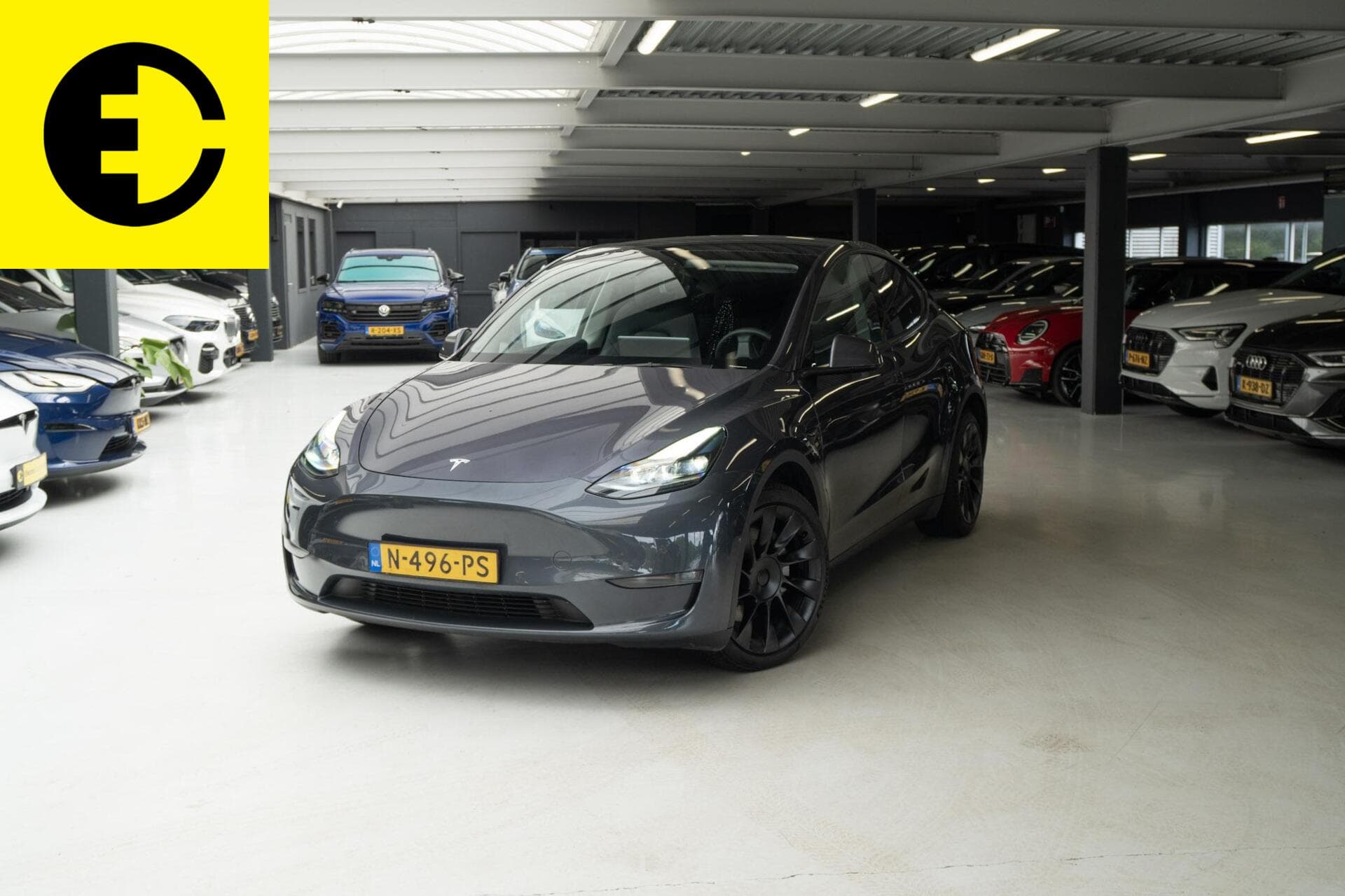 Tesla Model Y Long Range AWD 75 kWh | SoH 92,2% | Warmtepomp | FSD T.W.V, 7.500 | Incl.BTW – foto 9
