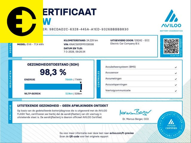 Kia EV6 GT AWD 77.4 kWh | Panoramadak | Sportstoelen | 98,3% SOH – foto 3