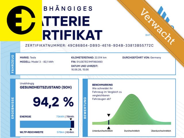 Tesla Model 3 Performance AWD 75 kWh | SOH 94,2% | Warmtepomp | Incl.BTW – foto 3
