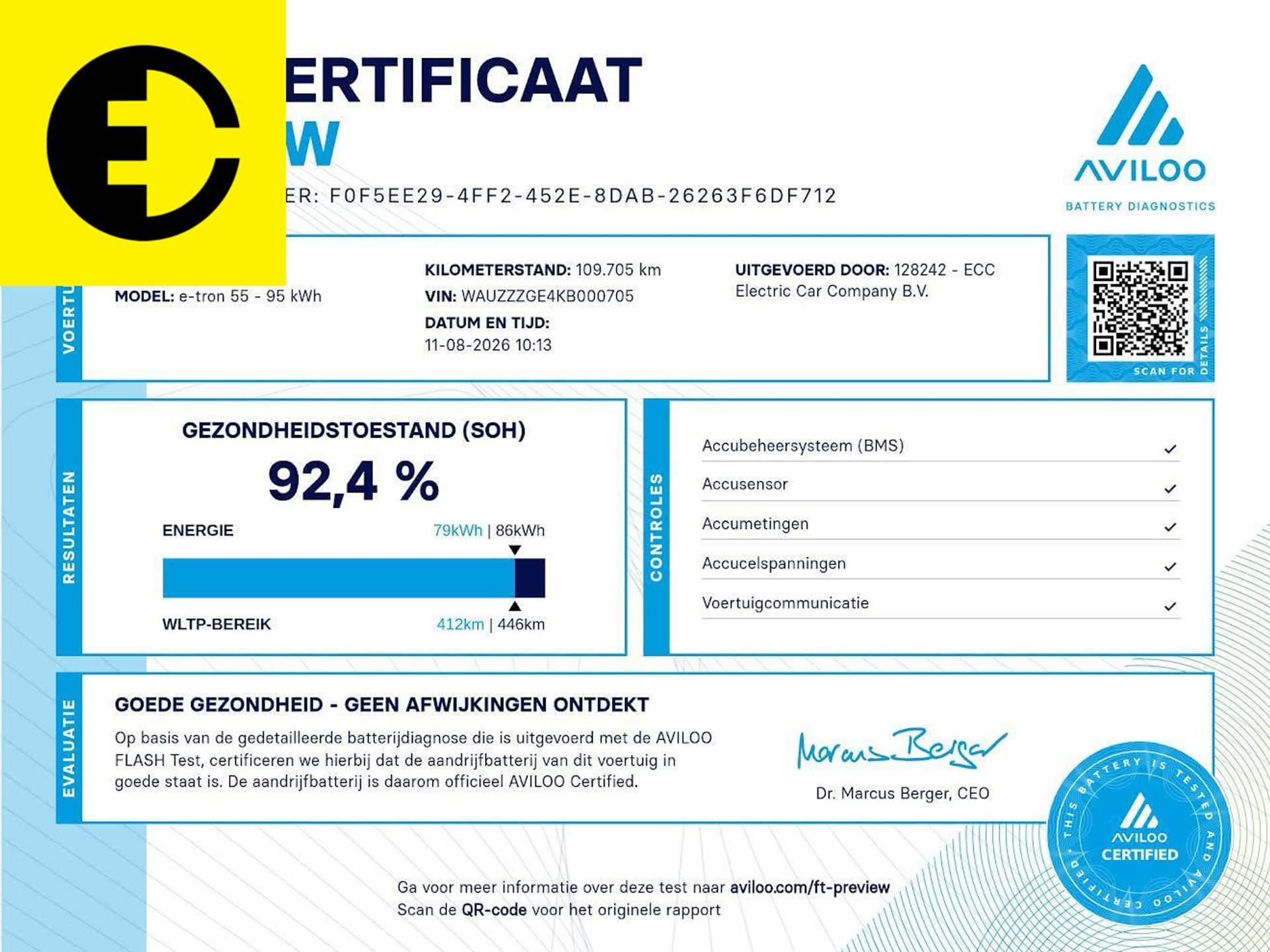 Audi e-tron e-tron 55 quattro advanced Pro Line Plus 95 kWh | 92,4% SOH | Stoelverwarming | Incl.BTW – foto 2