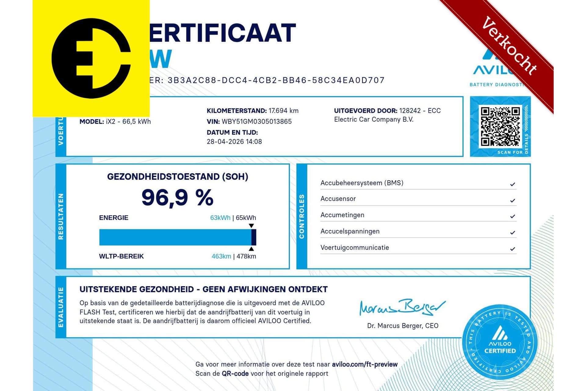 BMW iX2 eDrive20 67 kWh | 96,9% SOH | Alcantara stoelen | Camera – foto 3
