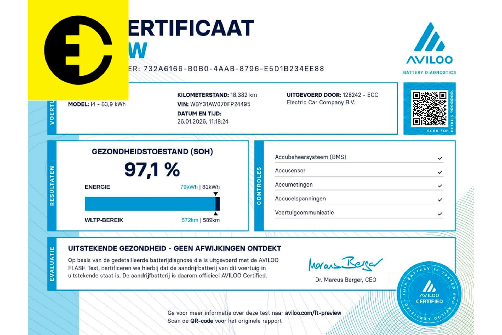 BMW i4 M50 High Executive 84 kWh | Stuurverwarming | 97,1% SoH | Apple CarPlay\android auto | Incl.BTW – foto 2