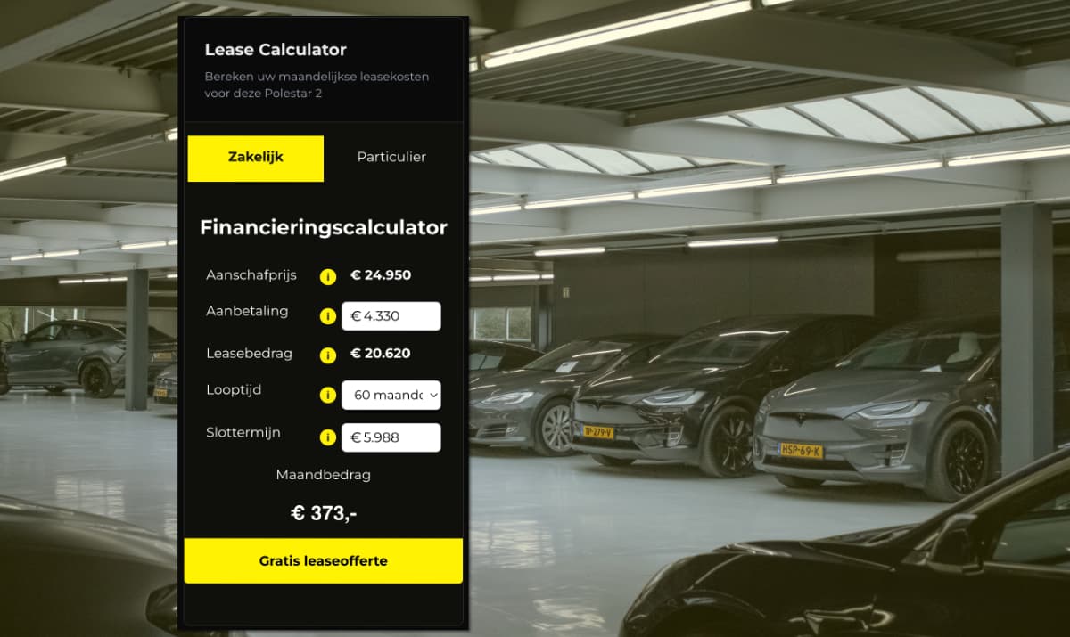 Financieringsmogelijkheden - ECC Electric Car Company